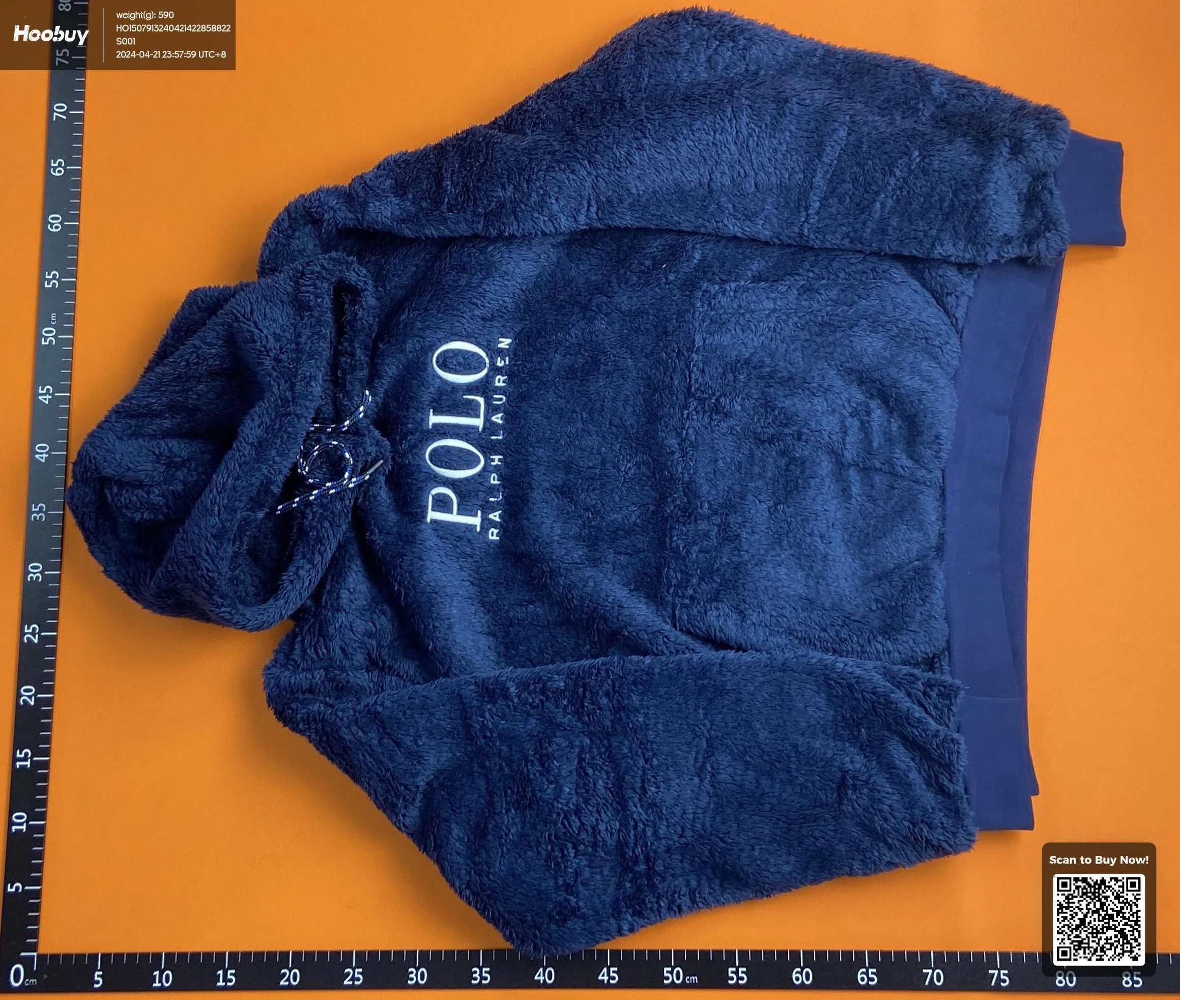 polo plush hoodie thumbnail 2