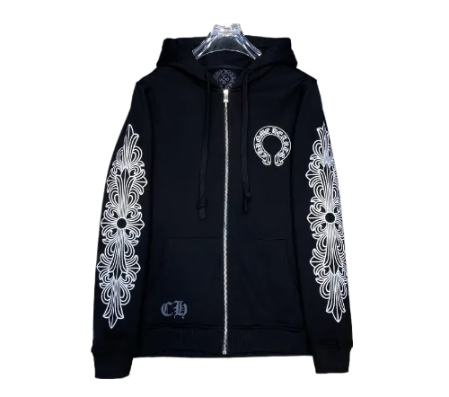 Chrome hearts zipper hoodie thumbnail 2