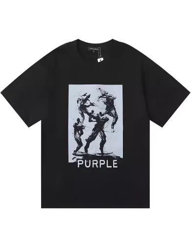 purple brand T-shirt thumbnail 3