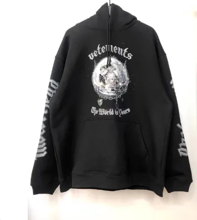 vetements skull hoodie thumbnail 2