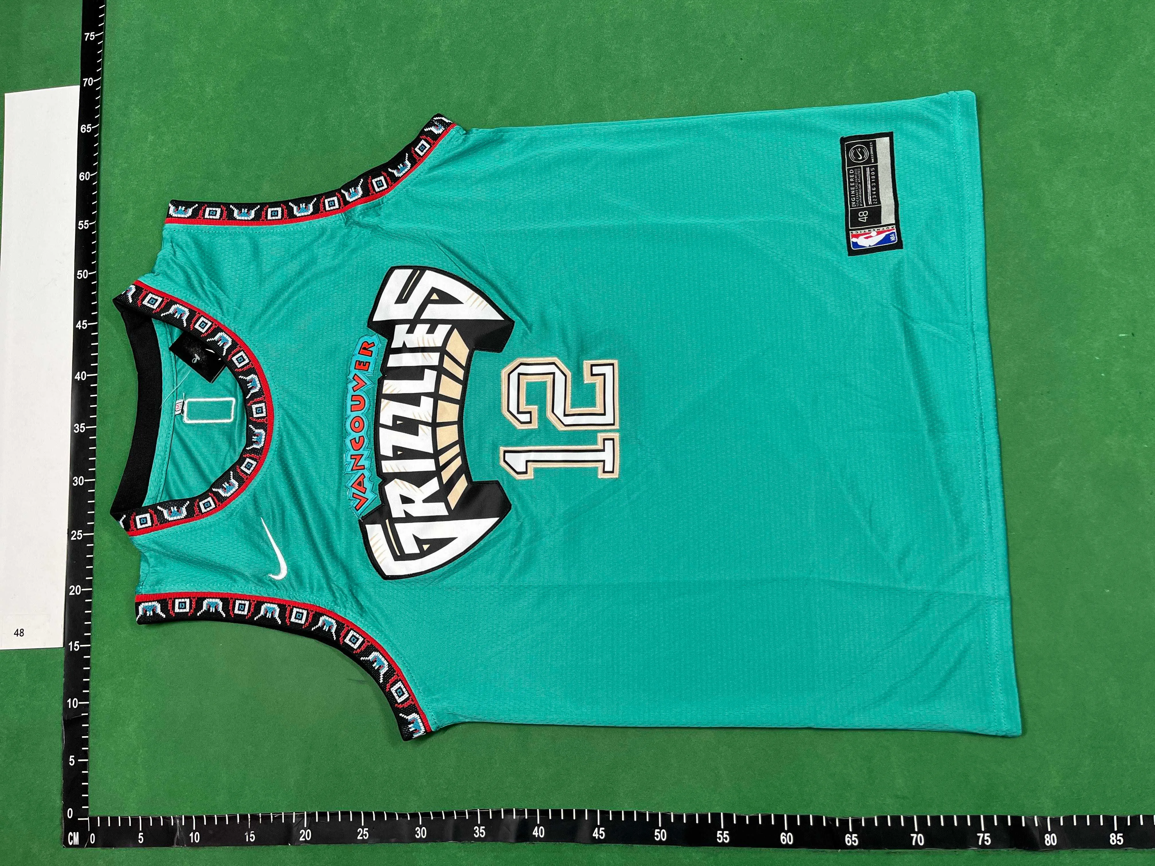 NBA Jersey Tanktop Basket Grizzly Morant N.12 thumbnail 4