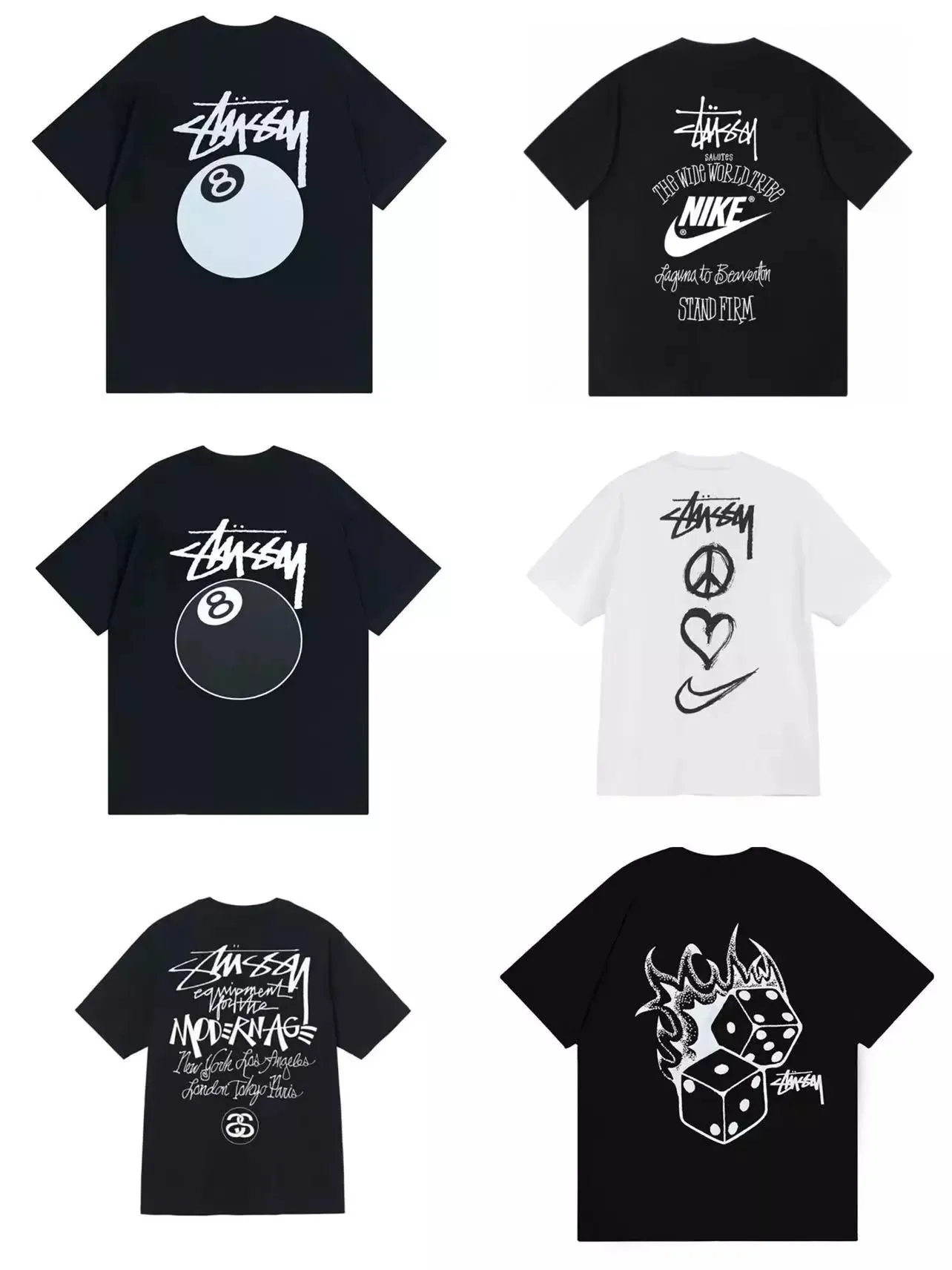 Stussy t shirt 20 colorways thumbnail 2
