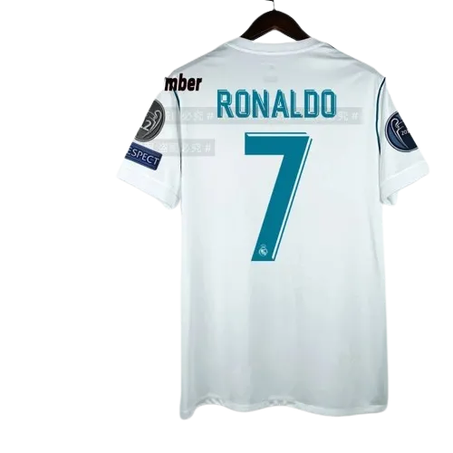 17 18 Real Madrid home jersey Champions League version thumbnail 2