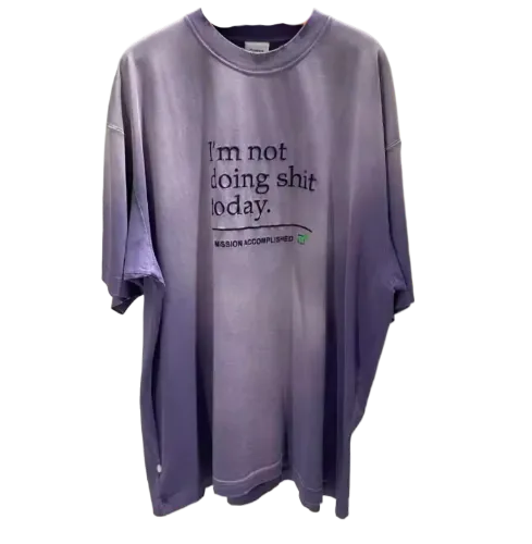 VETEMENTS IM NOT DOING SHIT TODAY TEE thumbnail 2