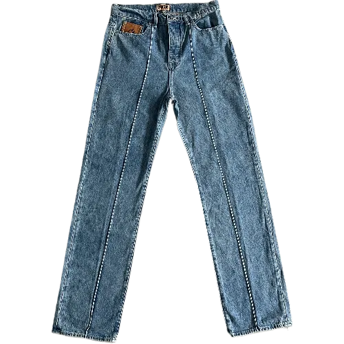 corteiz jeans steaked c-star denim thumbnail 2