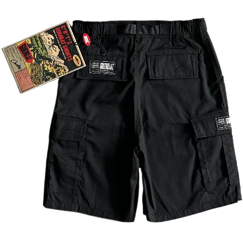 corteiz shorts cargo black thumbnail 2