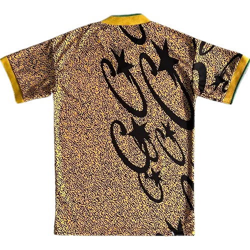 cortei tee jersey yellow and black all-over printed football thumbnail 2