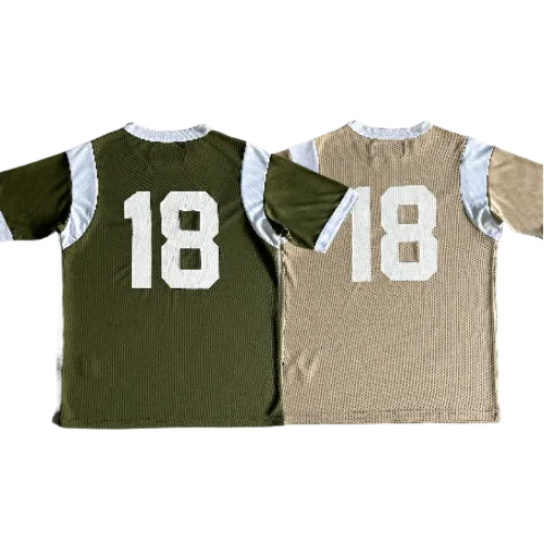 corteiz tees numbers sleeve mesh thumbnail 2